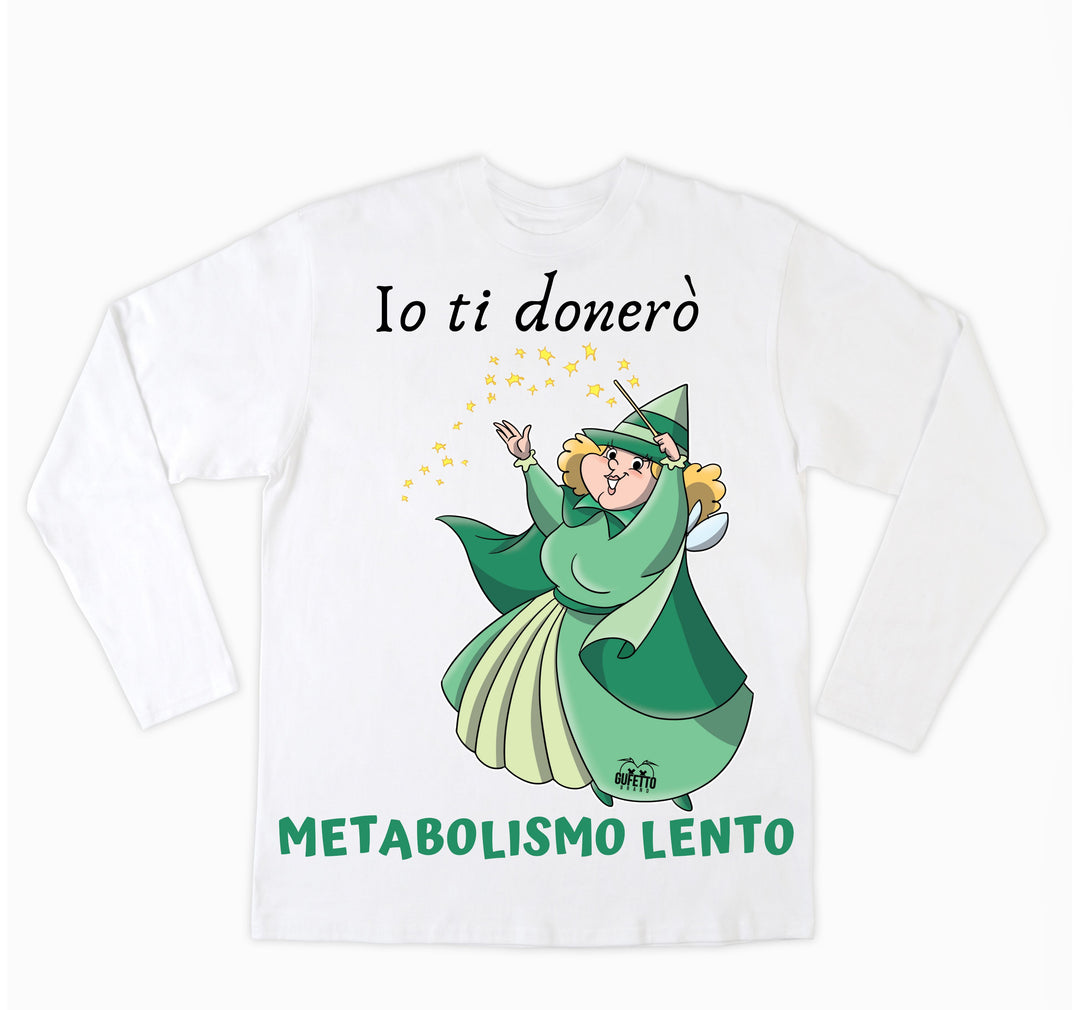 T-shirt Uomo Le Fatine Ignoranti Metabolismo Lento ( M5554298 ) - Gufetto Brand 