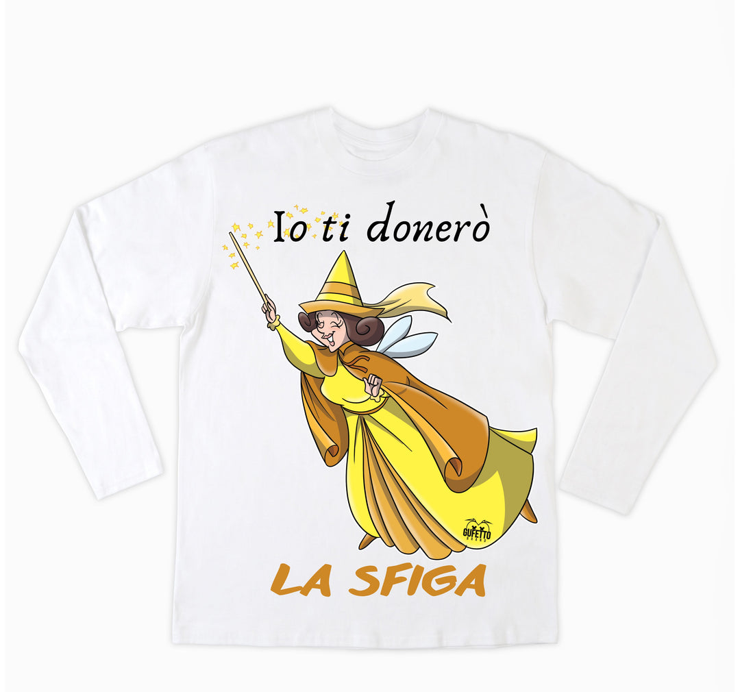 T-shirt Donna Le Fatine Ignoranti Sfiga ( S6793126 ) - Gufetto Brand 