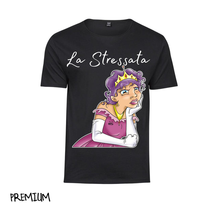 T-shirt Donna Principesse 2.0 LA STRESSATA ( S68099876 ) - Gufetto Brand 