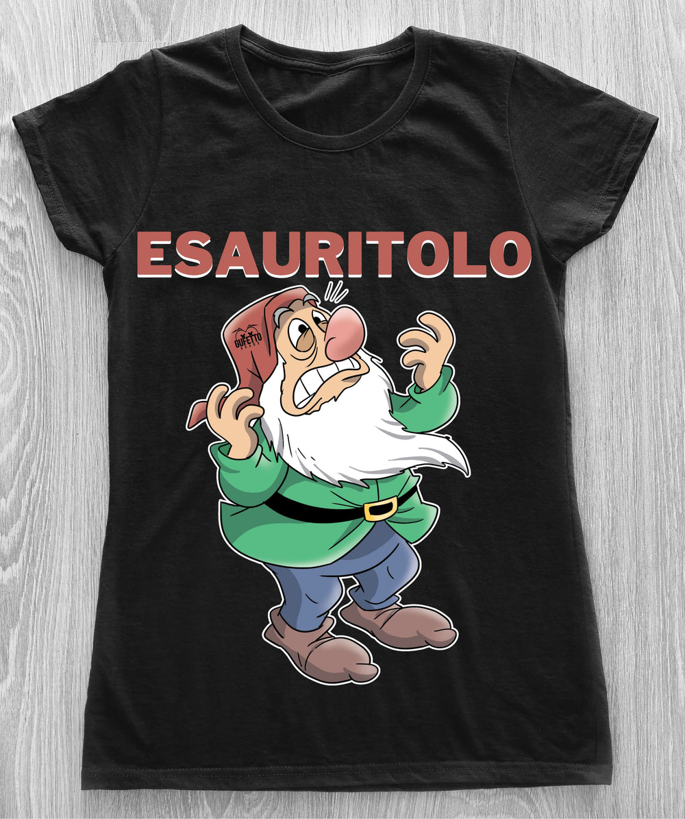 T-shirt Donna ESAURITOLO ( E4509519 ) - Gufetto Brand 