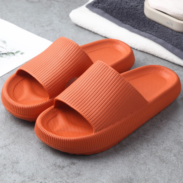 Women Thick Platform Slippers Summer Beach Eva Soft Sole Slide Sandals Leisure Men Ladies Indoor Bathroom Anti-slip Shoes - Gufetto Brand 