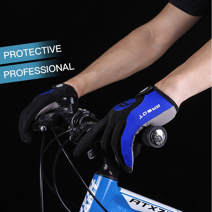 Summer Bicycle Full Finger Cycling Bike Gloves Absorbing Sweat for Men and Women Bicycle Riding Outdoor Sports Protector - Gufetto Brand 