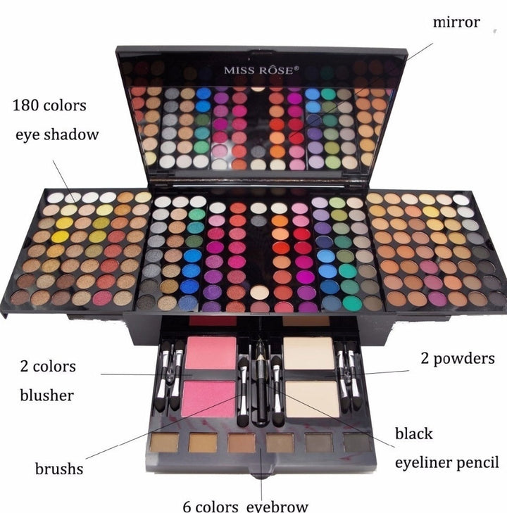 Set 180 colori professionale make up - Gufetto Brand 