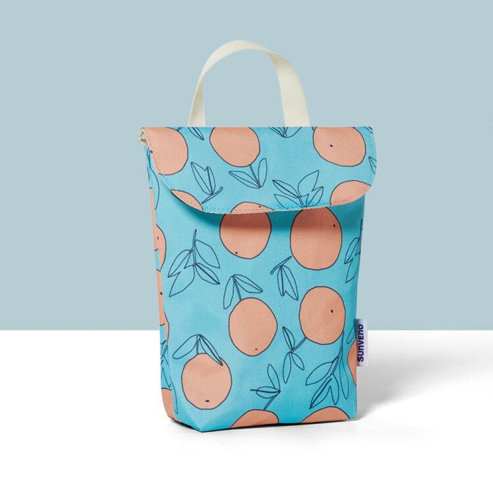 Sunveno Borsa per pannolini per bambini Borsa per pannolini riutilizzabile impermeabile bagnata/asciutta Borsa per pannolini per pannolini usa e getta - Gufetto Brand 