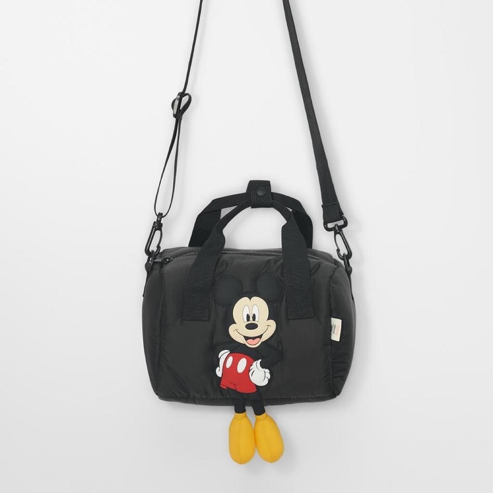 Disney new Mickey Mouse girl children small square shoulder messenger mini bag handbag kids cartoon mickey handbag black - Gufetto Brand 