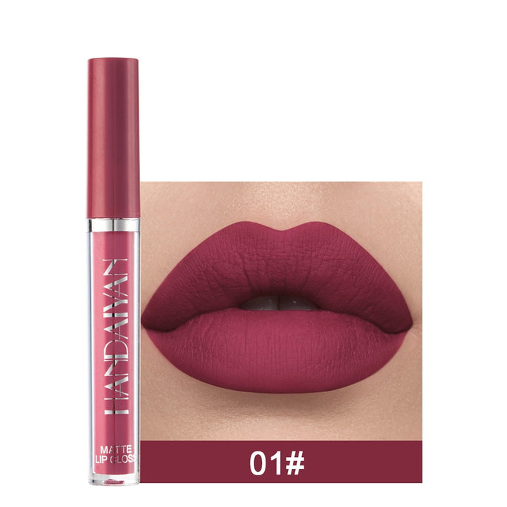 HANDAIYAN 6 Color Matte Liquid Lipstick Sets Lip Gloss for Lips Long Lasting Waterproof Cosmetics Sexy Makeup - Gufetto Brand 