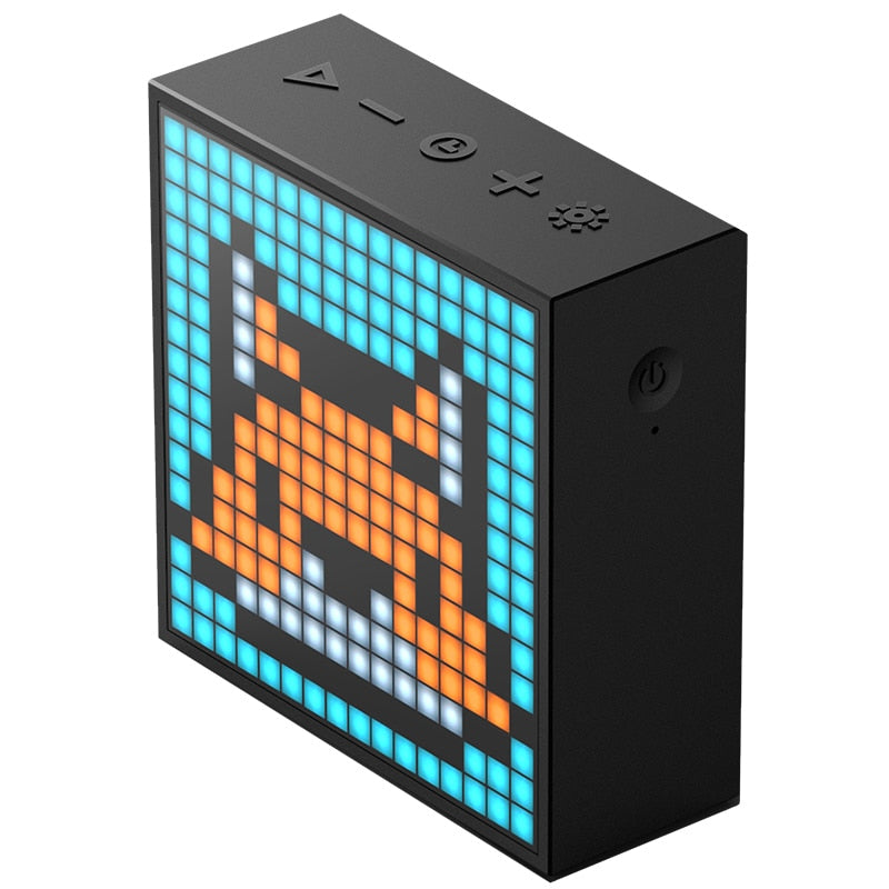 Divoom Timebox Evo Altoparlante portatile Bluetooth con sveglia Display a LED programmabile per la creazione di Pixel Art Regalo unico - Gufetto Brand 