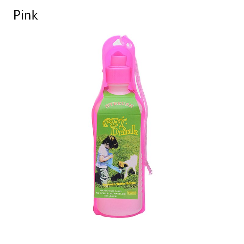 250ml Creative Pet Dog Drink Water Bottle Plastic Portable Water Bottle Pets Outdoor Travel Drinking Water Feeder Bowl - Gufetto Brand 