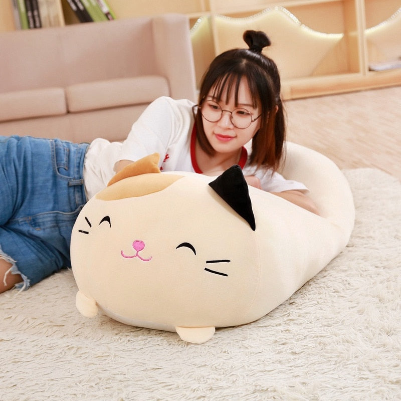 90cm Soft Animal Cartoon Corner Bio Pillow Cushion Cute Dog Cat Dinosaur Pig Unicorn Plush Toy Stuffed Lovely Kid Birthyday Gift - Gufetto Brand 