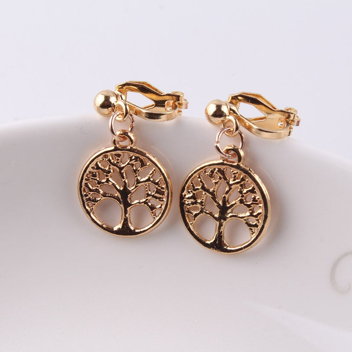 JIOFREE 2018 New alloy Simple Owl hippo No Ear Hole Earring Gold-color Geometric Clip Earrings Fashion Accessories For Girl - Gufetto Brand 