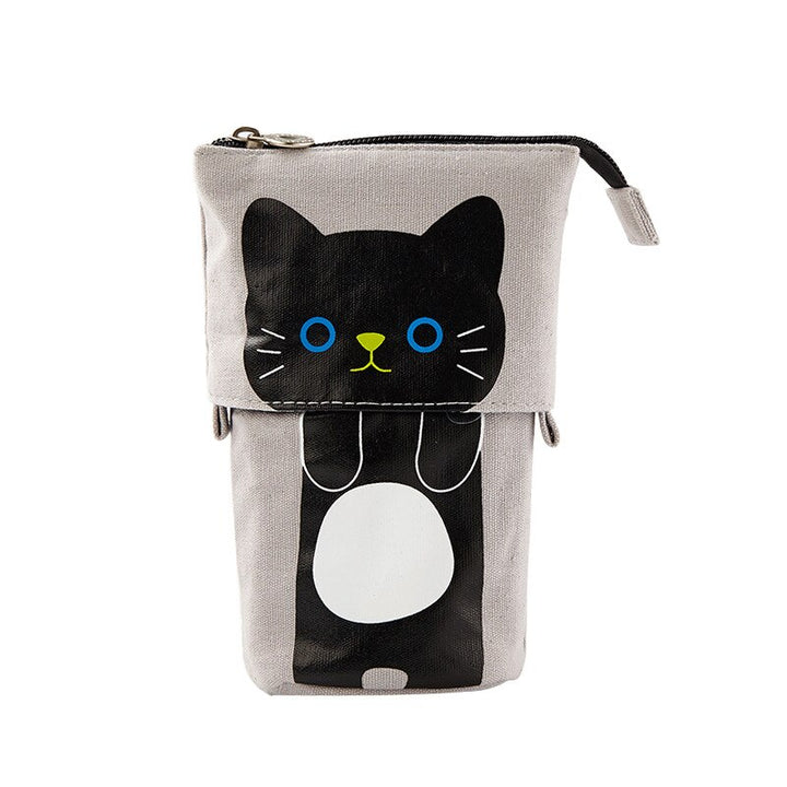 Cute Cat School Pencil Case for Girls Boy Pencilcase Canvas Cartridge Pen Bag Kawaii Unicorn Pen Box Stationery Korean Penal Kit - Gufetto Brand 