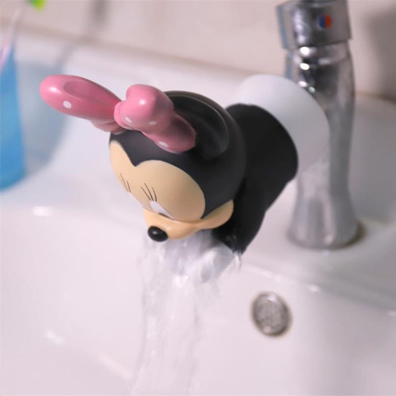 Disney kids water tap Faucet Extender Water Saving silicone Faucet Extension Tool Help Children Washing hand water tap extender - Gufetto Brand 