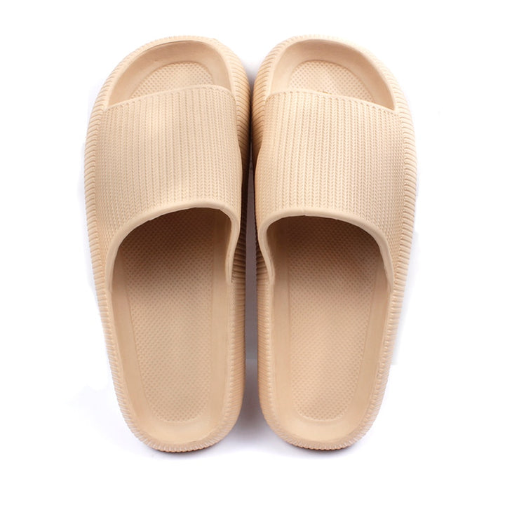 Women Thick Platform Slippers Summer Beach Eva Soft Sole Slide Sandals Leisure Men Ladies Indoor Bathroom Anti-slip Shoes - Gufetto Brand 