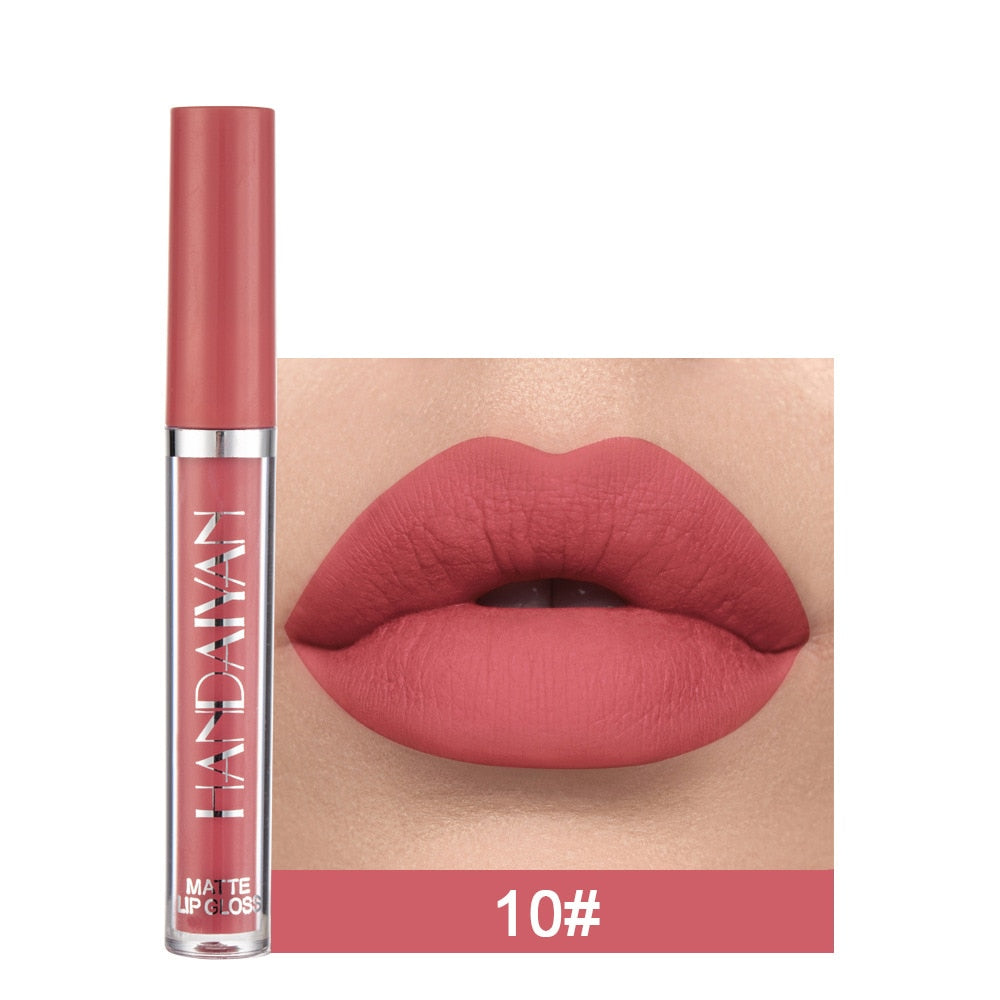 HANDAIYAN 6 Color Matte Liquid Lipstick Sets Lip Gloss for Lips Long Lasting Waterproof Cosmetics Sexy Makeup - Gufetto Brand 