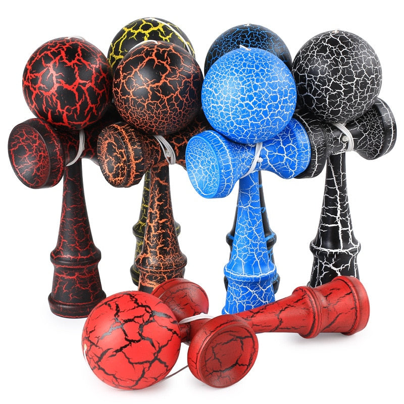 1 Pezzo di Vernice di Bambù Professionale di Legno Kendama Palline Abile Jumbo Kendama Gioco di Giocoleria Palline All'aperto Giocattoli per I Bambini - Gufetto Brand 