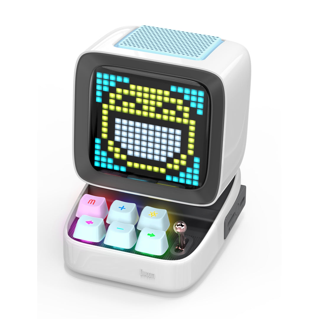 Divoom Ditoo Retro Pixel Art Bluetooth Altoparlante portatile Sveglia Tabellone LED fai-da-te, Decorazione luce domestica regalo di compleanno - Gufetto Brand 