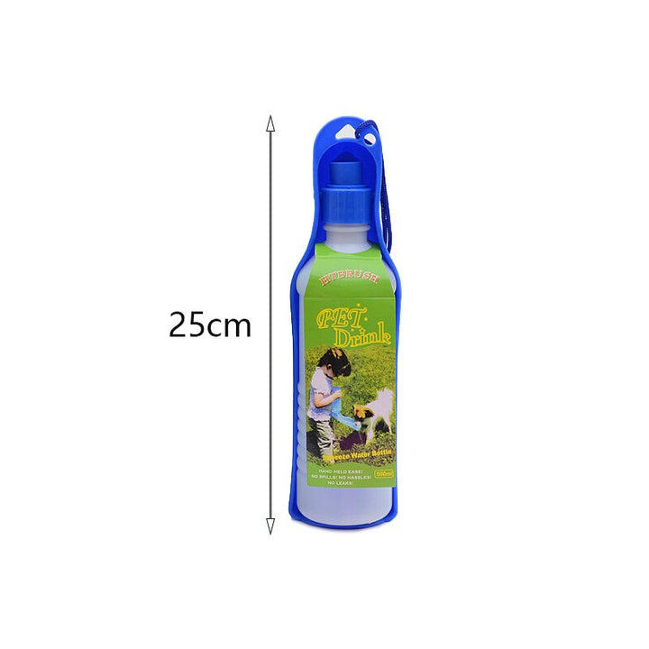 250ml Creative Pet Dog Drink Water Bottle Plastic Portable Water Bottle Pets Outdoor Travel Drinking Water Feeder Bowl - Gufetto Brand 