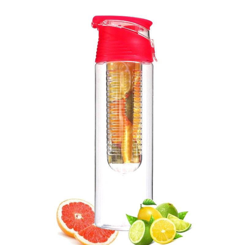 1000ml Water Fruit Bottle Bpa Free Plastic Sport Fruit Infuser Water Bottles with Infuser Juice Shaker Drink Bottle of Water - Gufetto Brand 