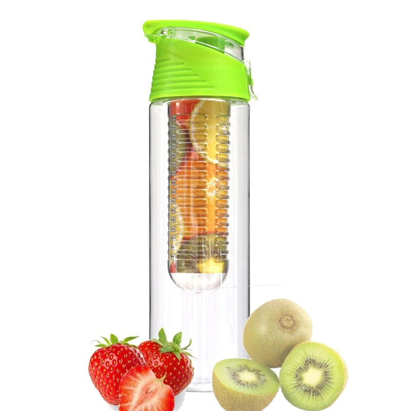 1000ml Water Fruit Bottle Bpa Free Plastic Sport Fruit Infuser Water Bottles with Infuser Juice Shaker Drink Bottle of Water - Gufetto Brand 