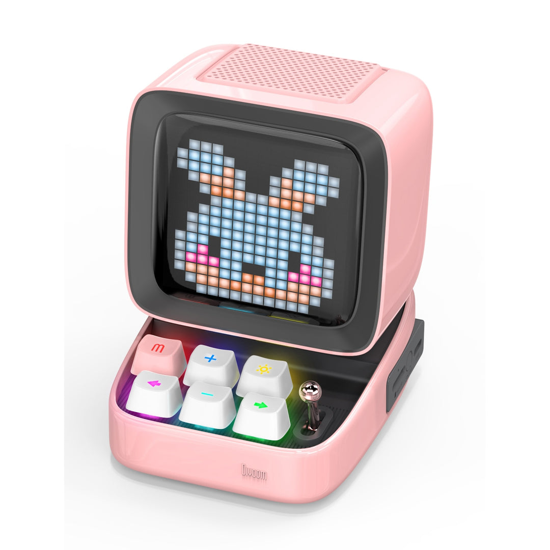 Divoom Ditoo Retro Pixel Art Bluetooth Altoparlante portatile Sveglia Tabellone LED fai-da-te, Decorazione luce domestica regalo di compleanno - Gufetto Brand 