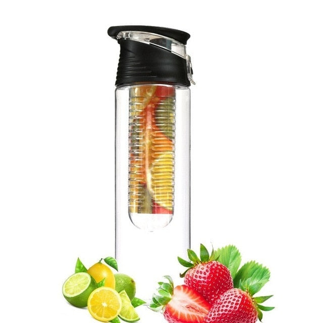 1000ml Water Fruit Bottle Bpa Free Plastic Sport Fruit Infuser Water Bottles with Infuser Juice Shaker Drink Bottle of Water - Gufetto Brand 