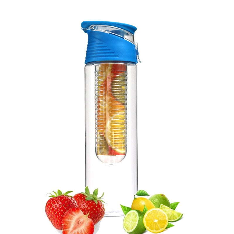 1000ml Water Fruit Bottle Bpa Free Plastic Sport Fruit Infuser Water Bottles with Infuser Juice Shaker Drink Bottle of Water - Gufetto Brand 