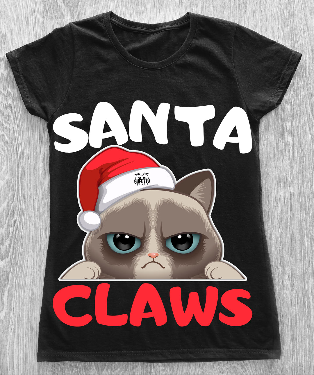 T-shirt Donna SANTA CLAWS ( S444907  ) - Gufetto Brand 