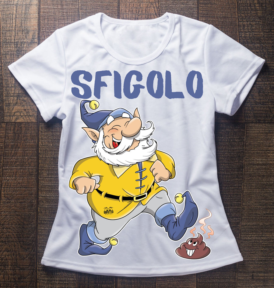 T-shirt Donna Sfigolo ( S555666798 ) - Gufetto Brand 