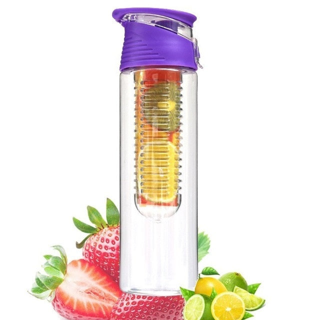 1000ml Water Fruit Bottle Bpa Free Plastic Sport Fruit Infuser Water Bottles with Infuser Juice Shaker Drink Bottle of Water - Gufetto Brand 