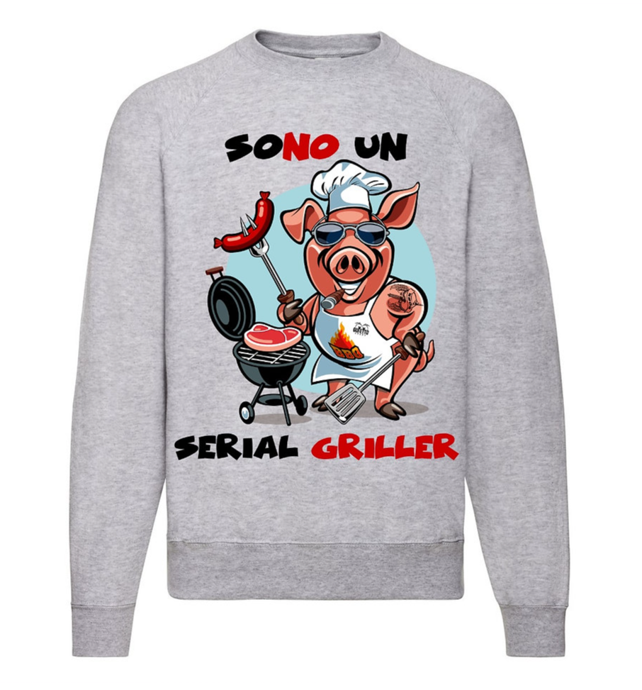 Felpa Classic Uomo Donna GRILLER ( G60032 ) - Gufetto Brand 