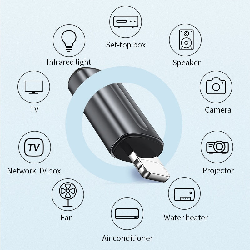Joyroom Phone Trasmettitore a infrarossi per TV Box Condizionatore d'aria Telecomando App Mini Adattatore per Smartphone Per iPhone Tipo-C - Gufetto Brand 