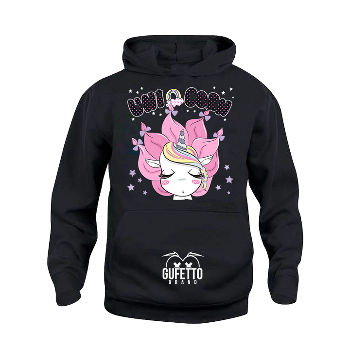 Felpa donna Unicorn - Gufetto Brand 