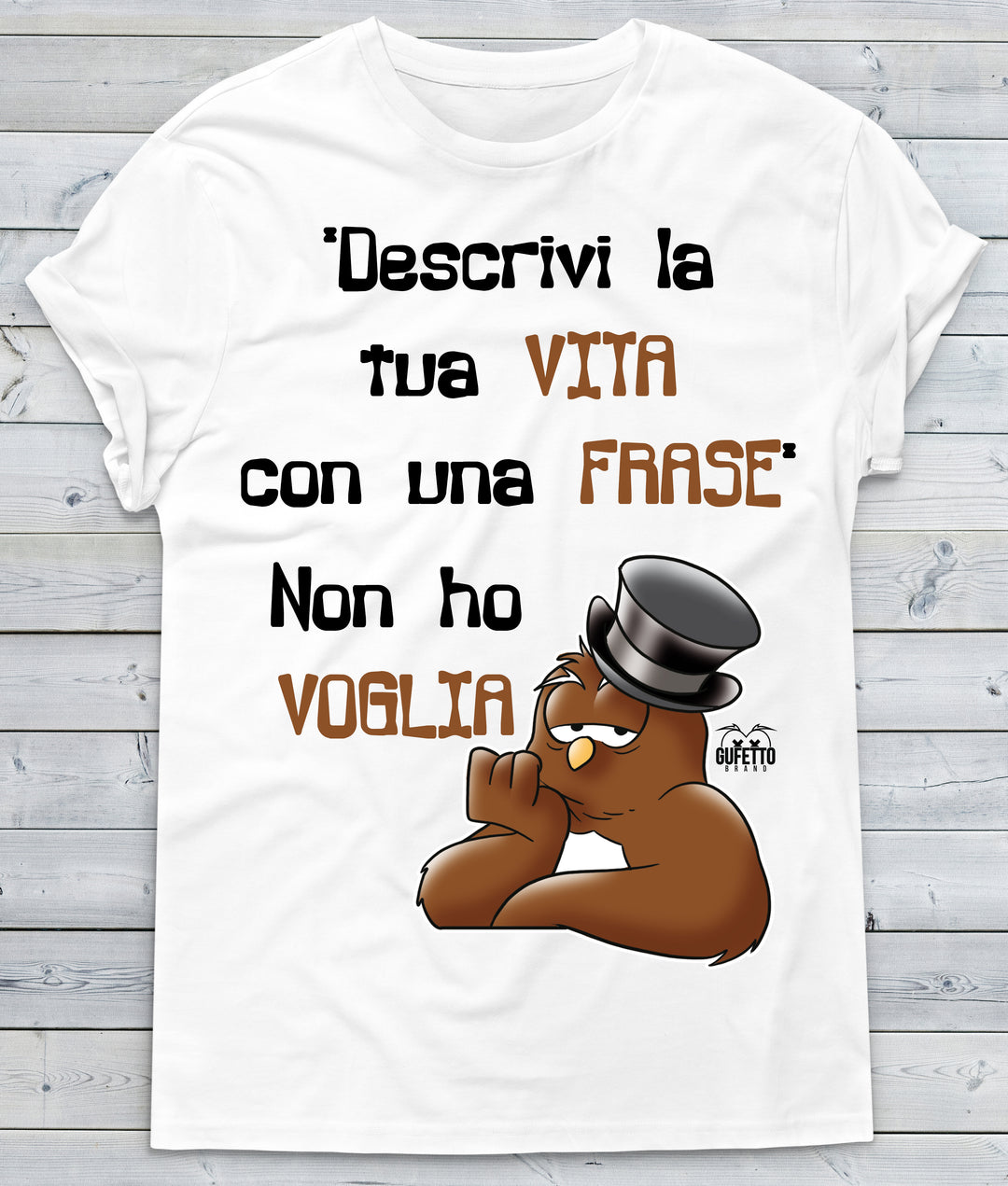 T-shirt Uomo Voglia ( B089 ) - Gufetto Brand 