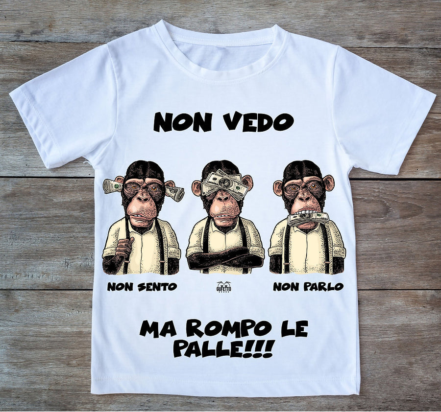 T-shirt Uomo Non Vedo ( N2789458 ) - Gufetto Brand 