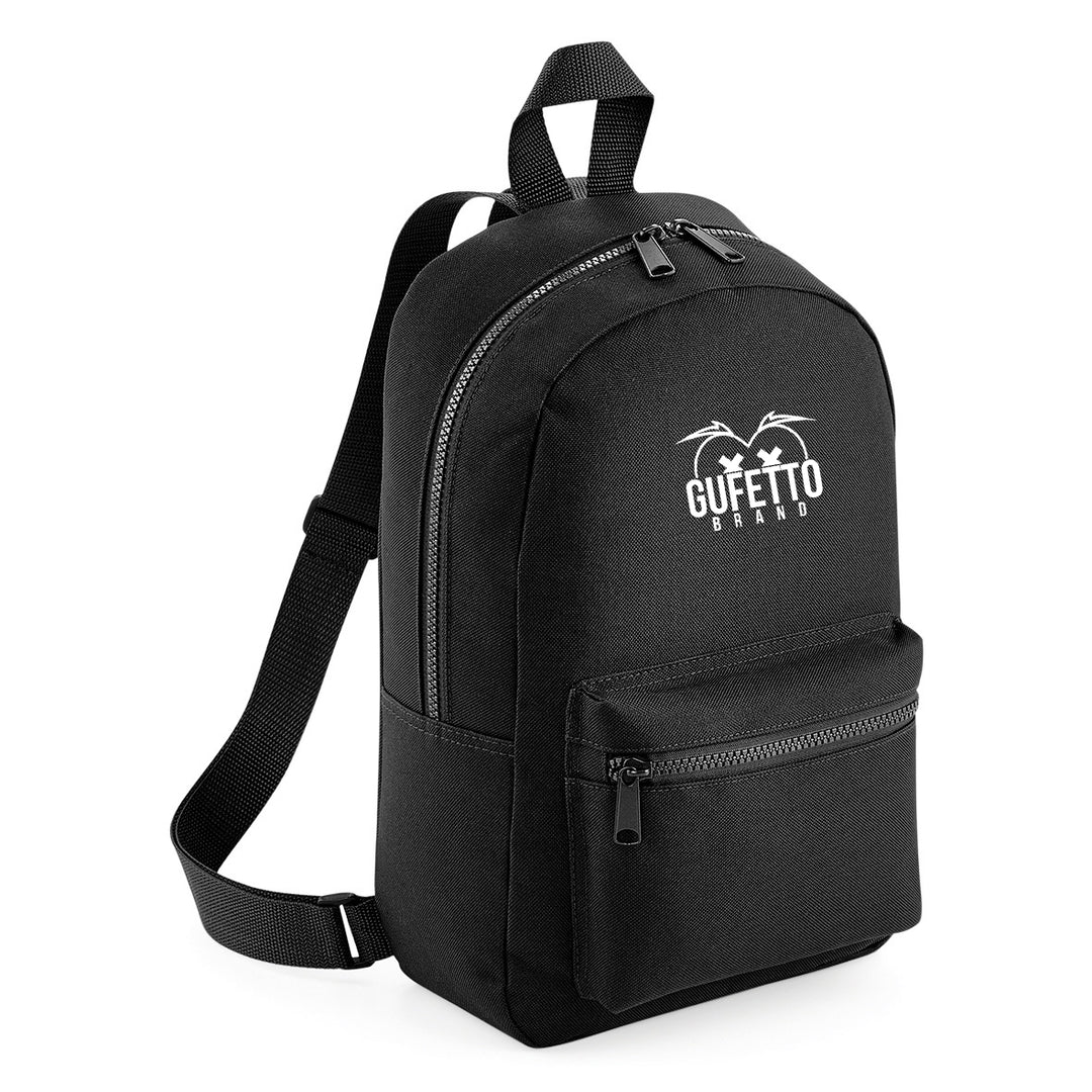 Zaino Essential Fashion Black Gufetto Brand ( con Logo Ricamato ) - Gufetto Brand 