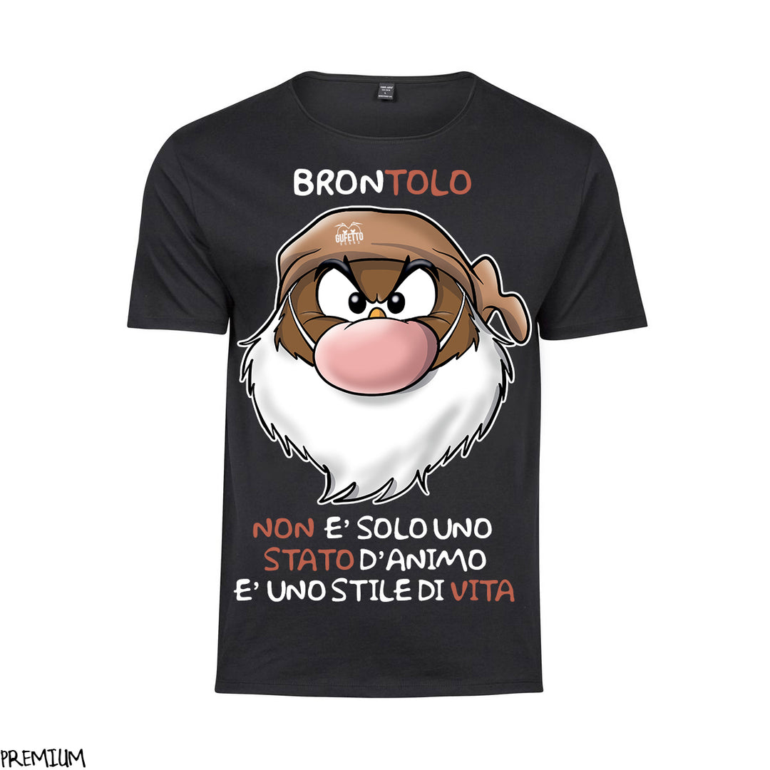 T-shirt Donna  Brontolo 3.0 ( F9718 ) - Gufetto Brand 