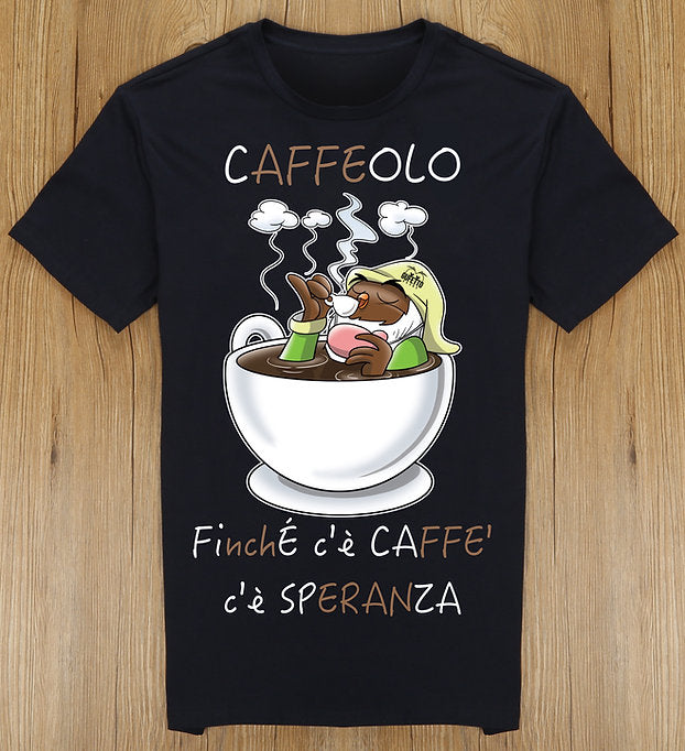 T-shirt Donna I 7 Nani del dopo Pranzo CAFFEOLO ( C92356 ) - Gufetto Brand 