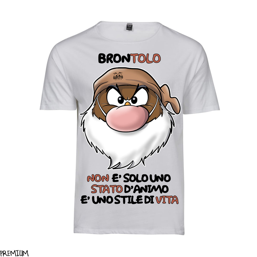 T-shirt Donna  Brontolo 3.0 ( F9718 ) - Gufetto Brand 