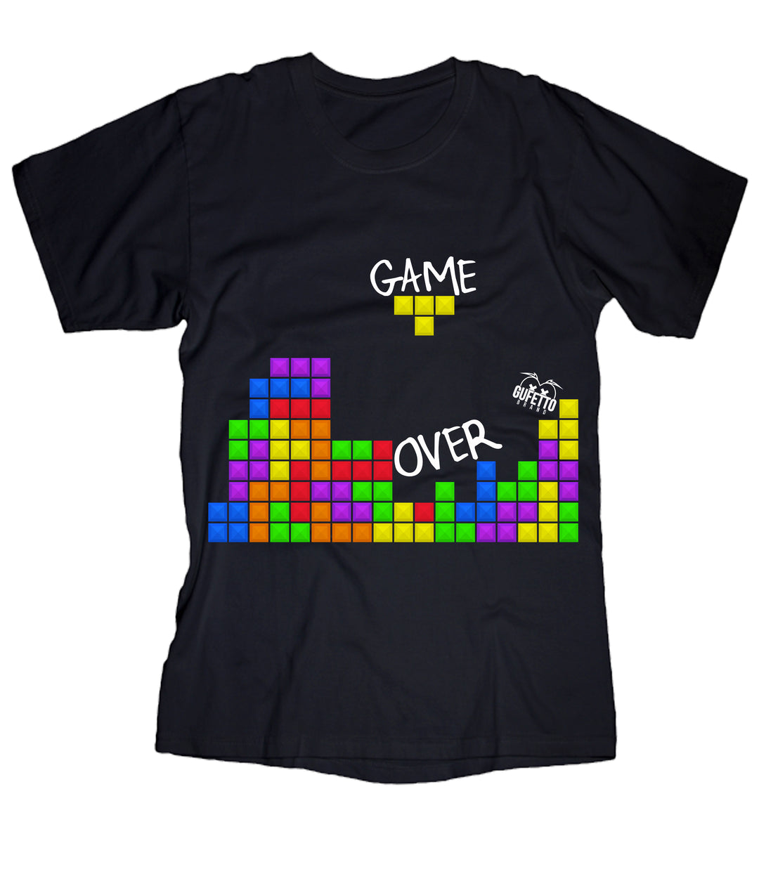T-shirt Donna  GAME OVER ( A476 ) - Gufetto Brand 