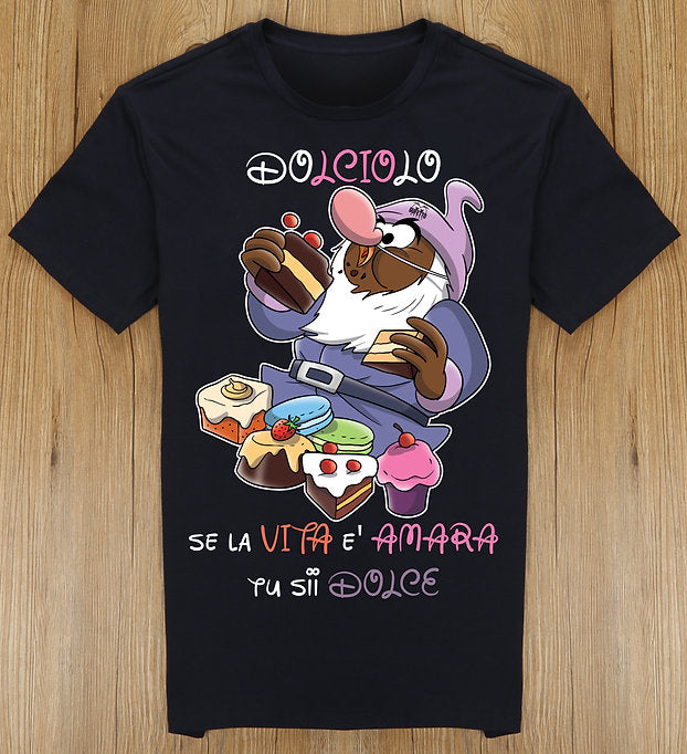 T-shirt Donna I 7 Nani del dopo Pranzo DOLCIOLO ( D74267 ) - Gufetto Brand 