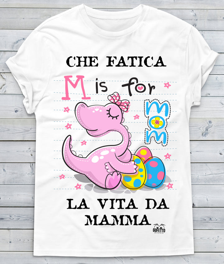 T-shirt Donna  MAMMA  ( L830 ) - Gufetto Brand 