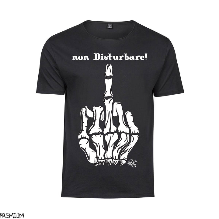 T-shirt Uomo Non Disturbare ( Q957 ) - Gufetto Brand 