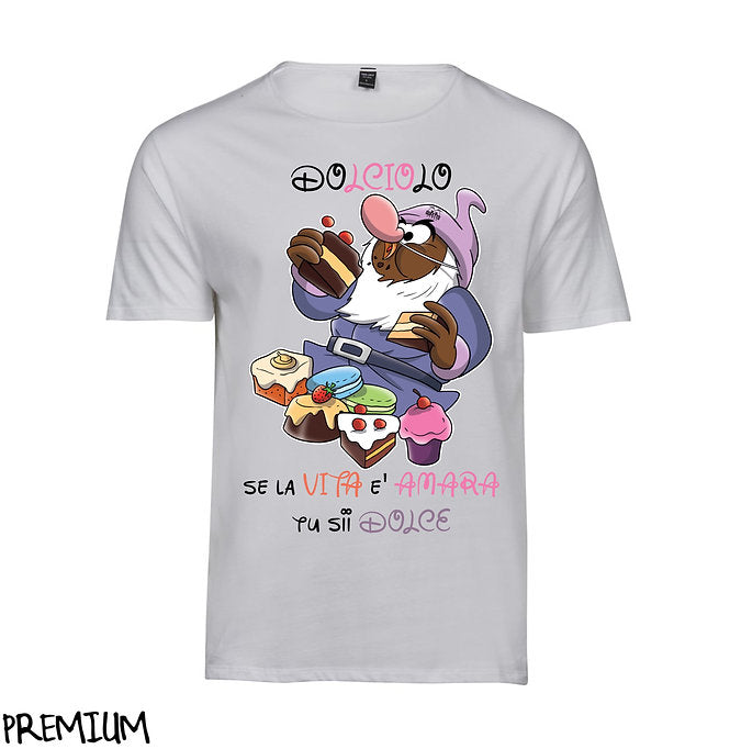 T-shirt Donna I 7 Nani del dopo Pranzo DOLCIOLO ( D74267 ) - Gufetto Brand 