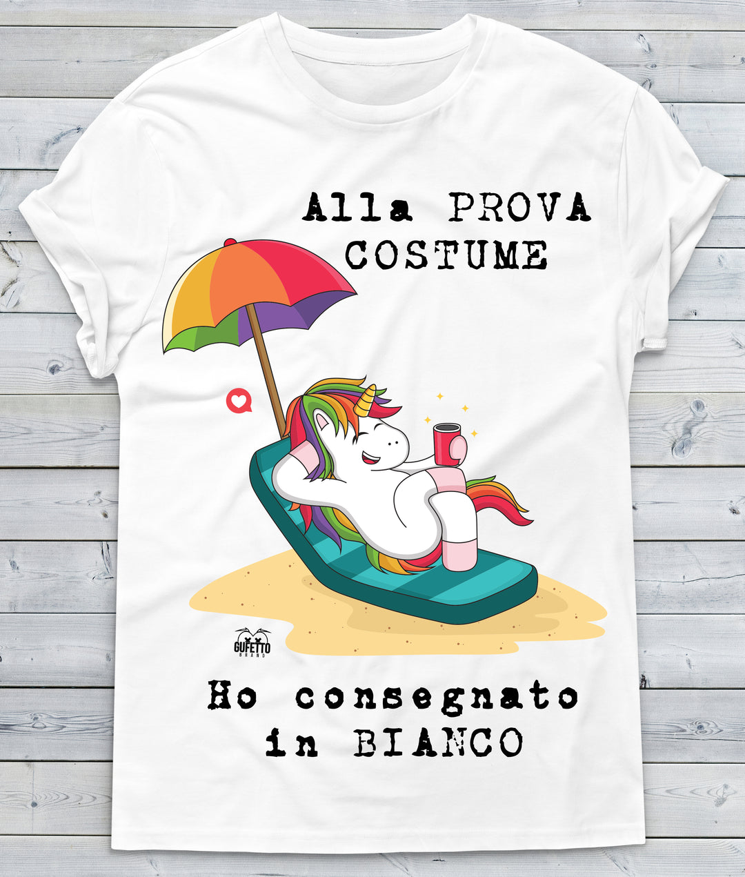 T-shirt Donna  Prova Costume ( V616 ) - Gufetto Brand 