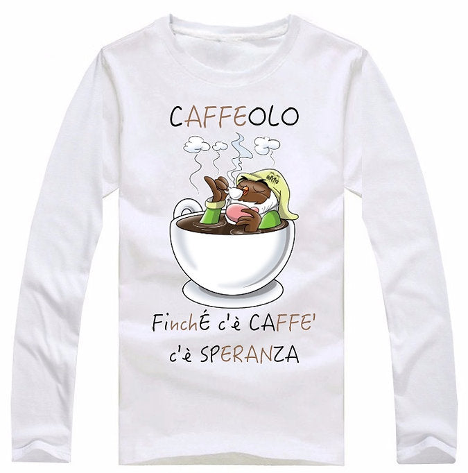 T-shirt Donna I 7 Nani del dopo Pranzo CAFFEOLO ( C92356 ) - Gufetto Brand 