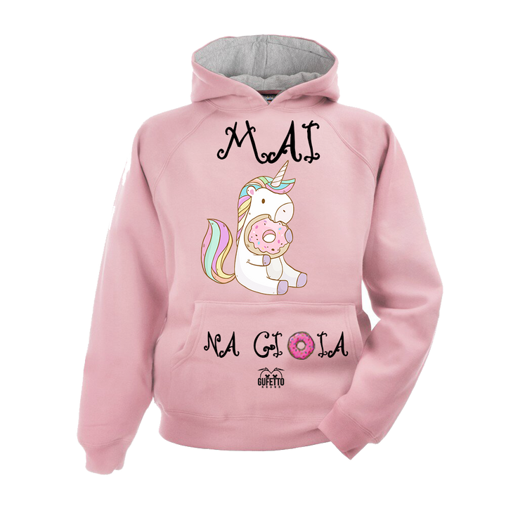 Felpa donna Unicorn Mai na Gioia - Gufetto Brand 