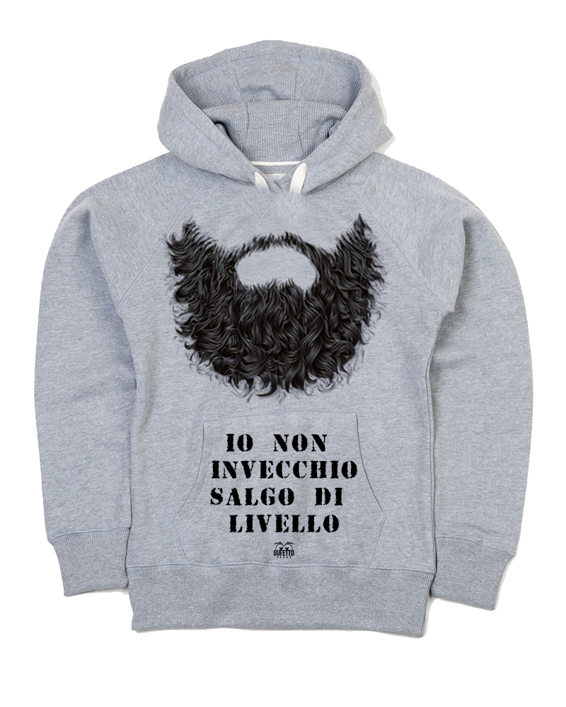 Felpa uomo Salgo di Livello Barba - Gufetto Brand 