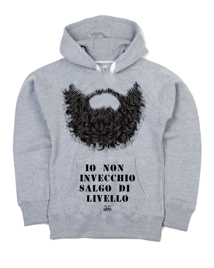 Felpa uomo Salgo di Livello Barba - Gufetto Brand 