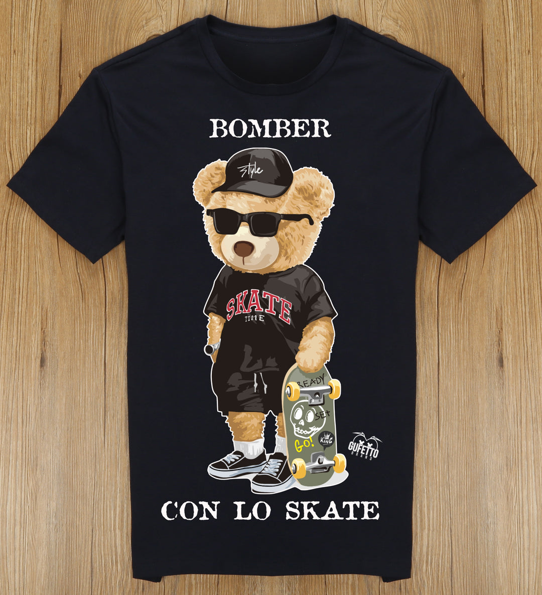 T-shirt Uomo SKATE ( L4321 ) - Gufetto Brand 