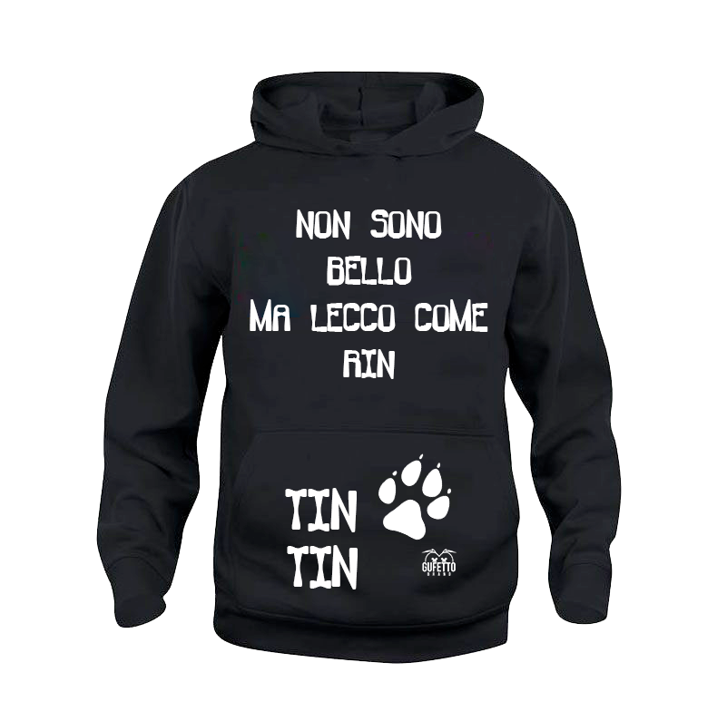 Felpa uomo Rin Tin Tin - Gufetto Brand 